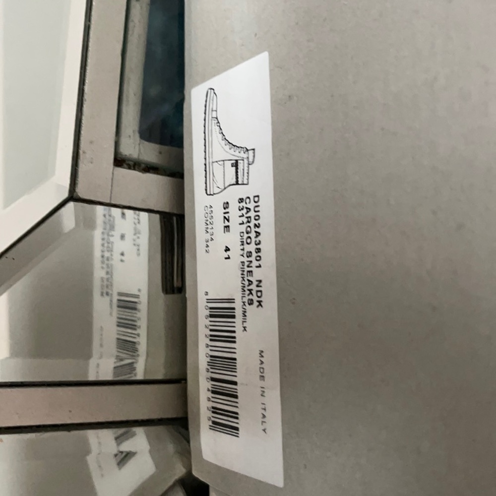 Rick Owens drkshow cargo sneakers dusty-pink  41